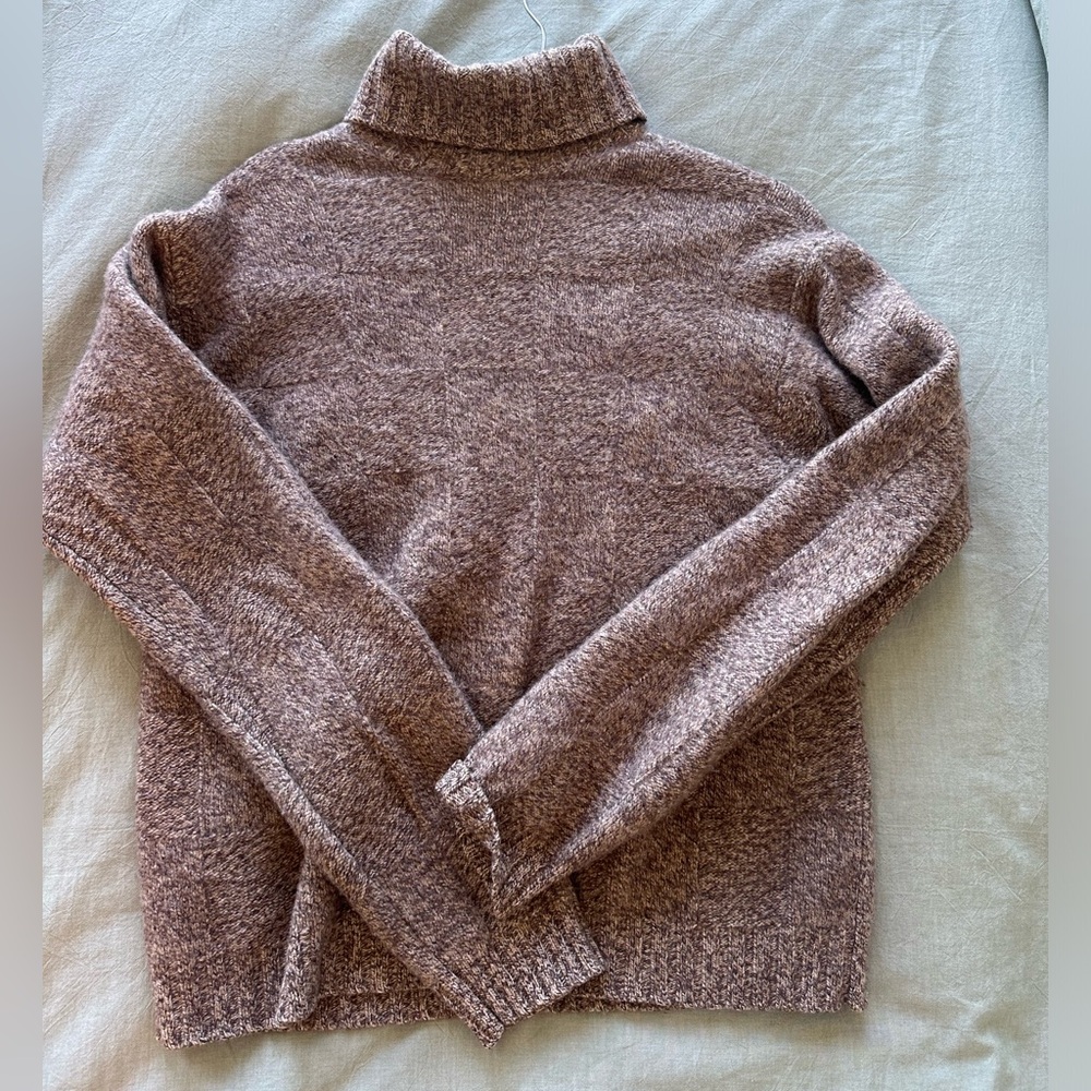 Brown Turtleneck Sweater - Large